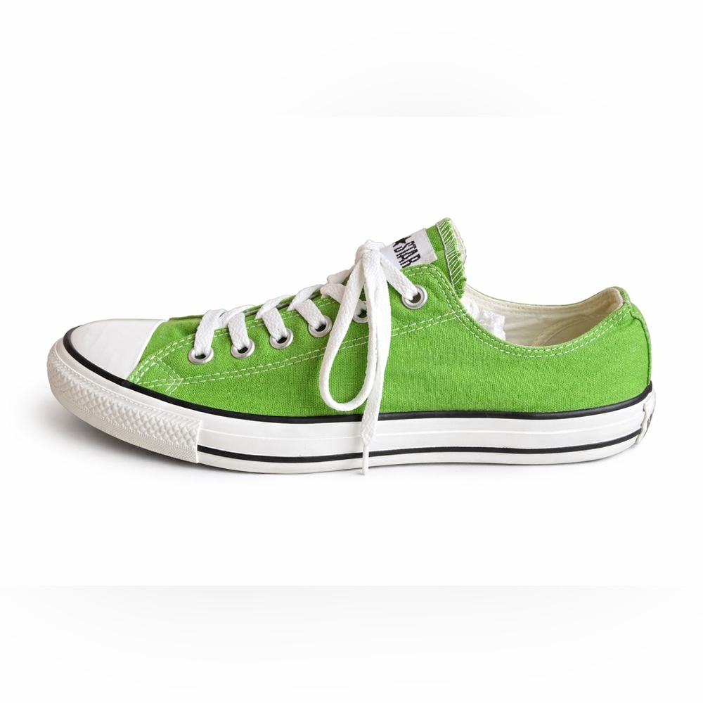 Converse Chuck Taylor All Star Low Top Green CTAS Men 9 Women 11 Sneakers - Picture 3 of 5